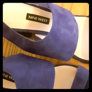 Shoes, leather and velvet